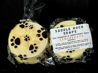 Pet friendly shampoo and conditioner bar set